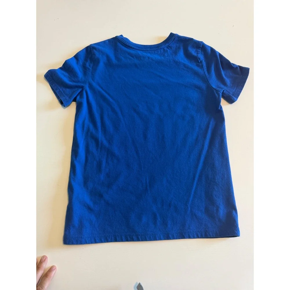 Cat & Jack Kids Blue I Love U Alphabet Graphic T-Shirt Size M 8/10